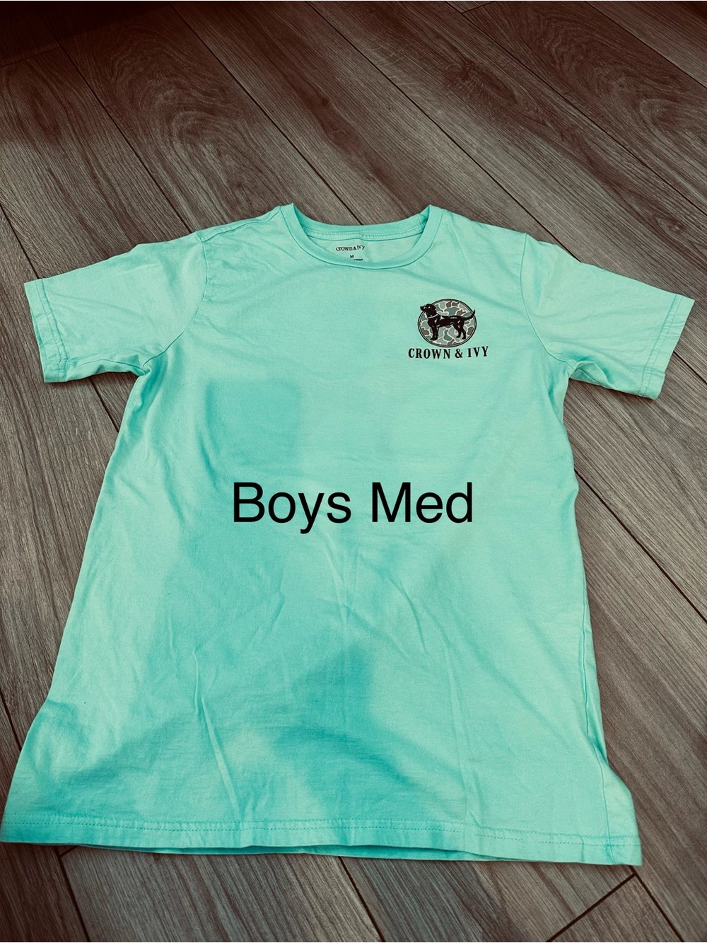 crown & ivy Mint Green Boys Graphic Tee